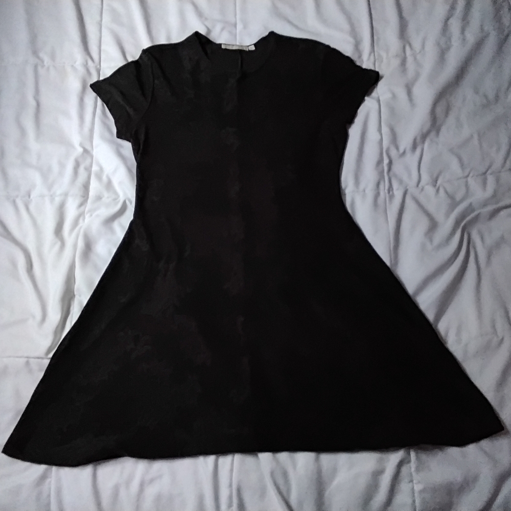 Vintage Windsor Black Mini Fit-and-Flare Dress